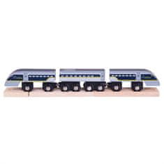 Bigjigs Rail Fast Eurostar E320 + 3 tirnice