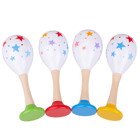 Bigjigs Toys Rumba žogica zvezdice 2 kosa