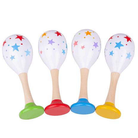 Bigjigs Toys Rumba ball stars 2 kosa rdeča