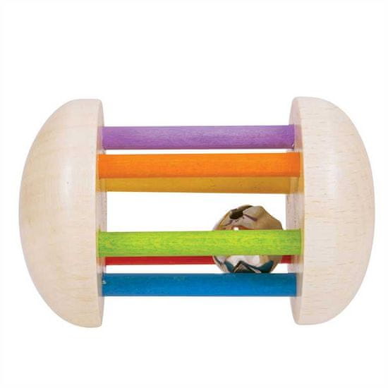 Bigjigs Toys Bigjigs Baby Roller Coaster v mavrični kletki