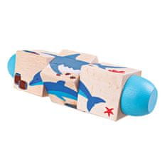 Bigjigs Toys Motoriziran valjček življenje v morju