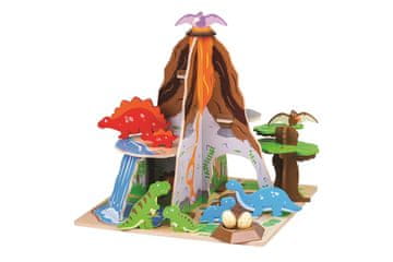 Bigjigs Toys Dinozavrski otok Park dinozavrov