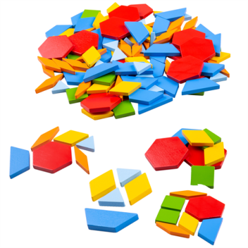 Bigjigs Toys Leseni barvni mozaik