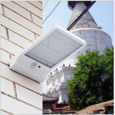 Bezdoteku LEDSolar 36 zid svetilka s podaljškom bela, s senzorjem, brezžično, 2,5 W, hladno barva
