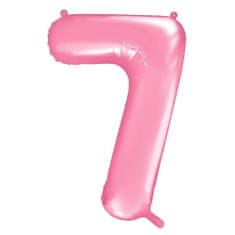 Moja zabava Balon številka 7 pink