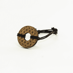 Woodly Lesen nakit - Zapestnica | Roža življenja češnja