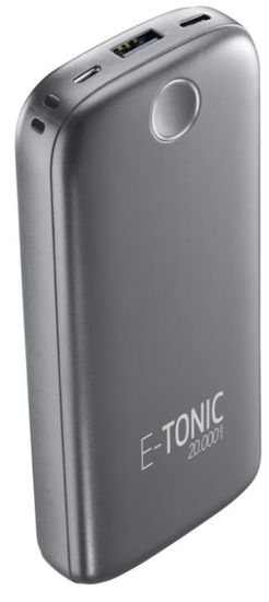 CellularLine E-TONIC 20 000 HD prenosna baterija, črna