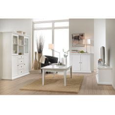 KONDELA Garderobna omara Paris 75353 3D - bela