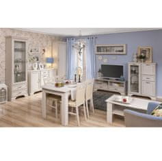 KONDELA TV stojalo Tiffy 14 2S - woodline krem