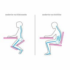 KONDELA Ergonomski klečalnik na kolesih Kilian - svetlo siv/črn