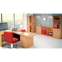 KONDELA Pisalna miza Tempo Assistant New 21 ZA - sonoma hrast