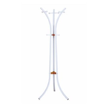 KONDELA Kovinski obešalnik Calvin - bel