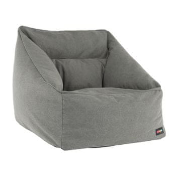 KONDELA Sedežna vreča Urason - siva