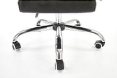 Halmar Alvin pisarniški stol z naslonjali za roke - črn