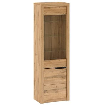 KONDELA Vitrina Toronto A1 L - hrast wotan