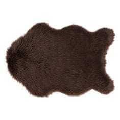 KONDELA Umetno krzno Ebony Type 3 60x90 cm - rjavo