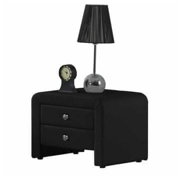 KONDELA Wilson oblazinjena nočna omarica