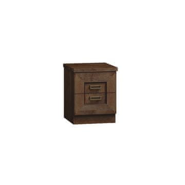 KONDELA Nočna omarica Tedy T16 - hrast Lefkas