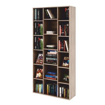 KONDELA Dunaj regal Tip 13 - hrast sonoma