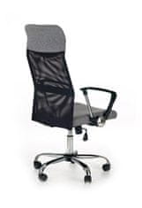 Halmar Vire 2 pisarniški stol z naslonjali za roke - sivo / črn