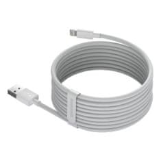 BASEUS Simple Wisdom 2x kabel USB / Lightning PD 2.4A 1.5m, bela