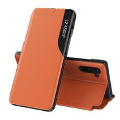 MG Eco Leather View knjižni ovitek za Huawei P40 Lite E, oranžna