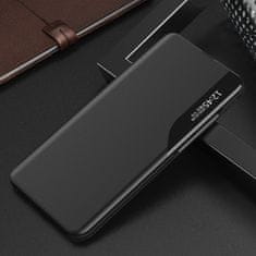 MG Eco Leather View knjižni ovitek za Huawei P40 Lite E, črna