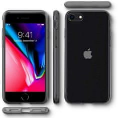 Spigen Liquid Crystal szilikon tok iPhone 7/8/SE 2020, átlátszó/fekete