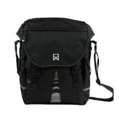 Vidaxl Kolesarska torba XL 1200 25 L črna