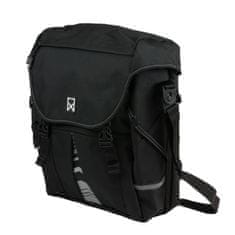 Vidaxl Kolesarska torba XL 1200 25 L črna