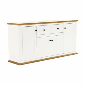 KONDELA Leon MZ9 štirivratna komoda s predali