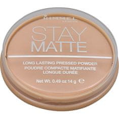 Rimmel Matte Matte Stay Matte 14 g (Odtenek 005 Silky Beige)