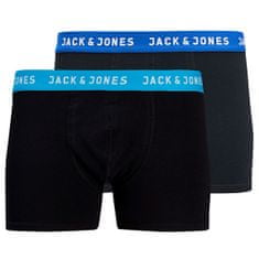 Jack&Jones 2 PACK - moški boksarji JACRICH 12138240 Brskajte po dragulju Web Blue (Velikost L)