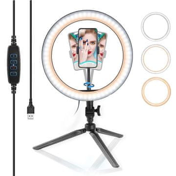 GoSport Komplet LED Ring svetlobni obroč s tripodom