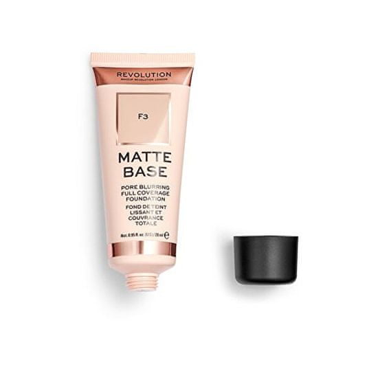 Makeup Revolution Popolnoma neprozoren in matiran make-up (Matte Base Foundation) 28 ml