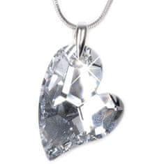 Levien Romantična ogrlica Heart D2Y Crystal