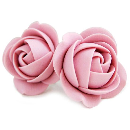 Troli Uhani iz rožnatega cvetja