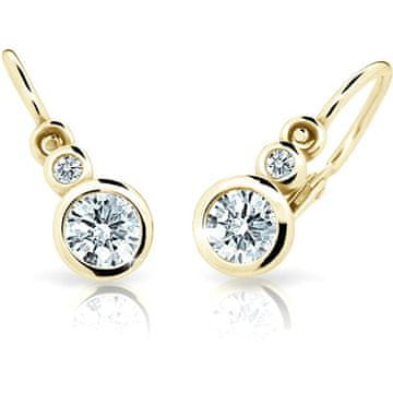 Cutie Jewellery Otroški uhani iz rumenega zlata C1984-10-X-1