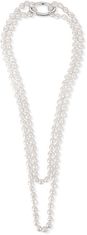 JwL Luxury Pearls Dolga ogrlica iz belih pristnih biserov JL0076
