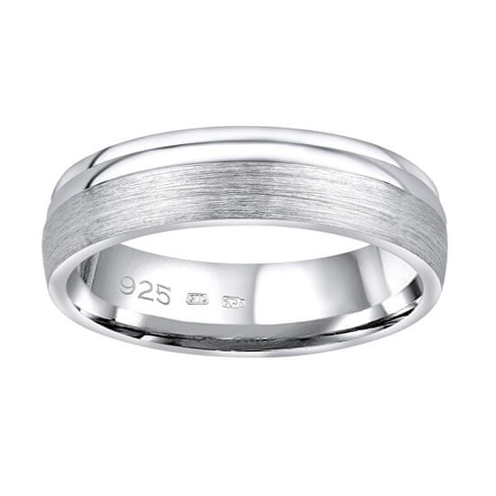 Silvego Poročni srebrni prstan Amora za moške in ženske QRALP130M