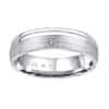Poročni srebrni prstan Amora za ženske QRALP130W (Obseg 56 mm)