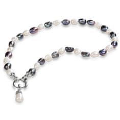 JwL Luxury Pearls Ogrlica iz pravih biserov v dveh odtenkih JL0316