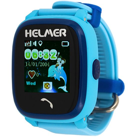 Helmer Pametna vodoodporna ura z GPS lokatorjem LK 704  modra