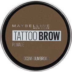 Maybelline Gel Tattoo Brow (Pomade) 4 g (Odtenek 003 Medium Brown)