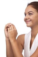Brilio Ženski nežni prstan iz belega zlata 229 001 00809 07 (Obseg 59 mm)