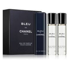 Chanel Bleu De Chanel - EDP 20 ml (steklinica za polnenje) + polnilo 2 x 20 ml