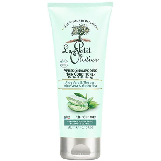 Le Petit Olivier Čistilni balzam Aloe Vera za normalno in hitro mazanje las in (Conditioner) 200 ml