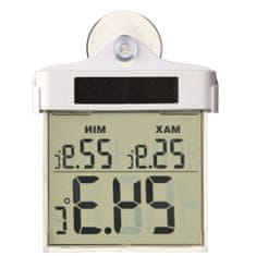 Vidaxl Nature Elektronski okrogli termometer, 13 x 10 x 3 cm, 6080078