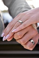 Beneto Ženski poročni prstan iz jekla SPD01 (Obseg 50 mm)