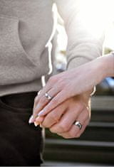 Beneto Poročni prstan iz jekla SPP01 (Obseg 68 mm)